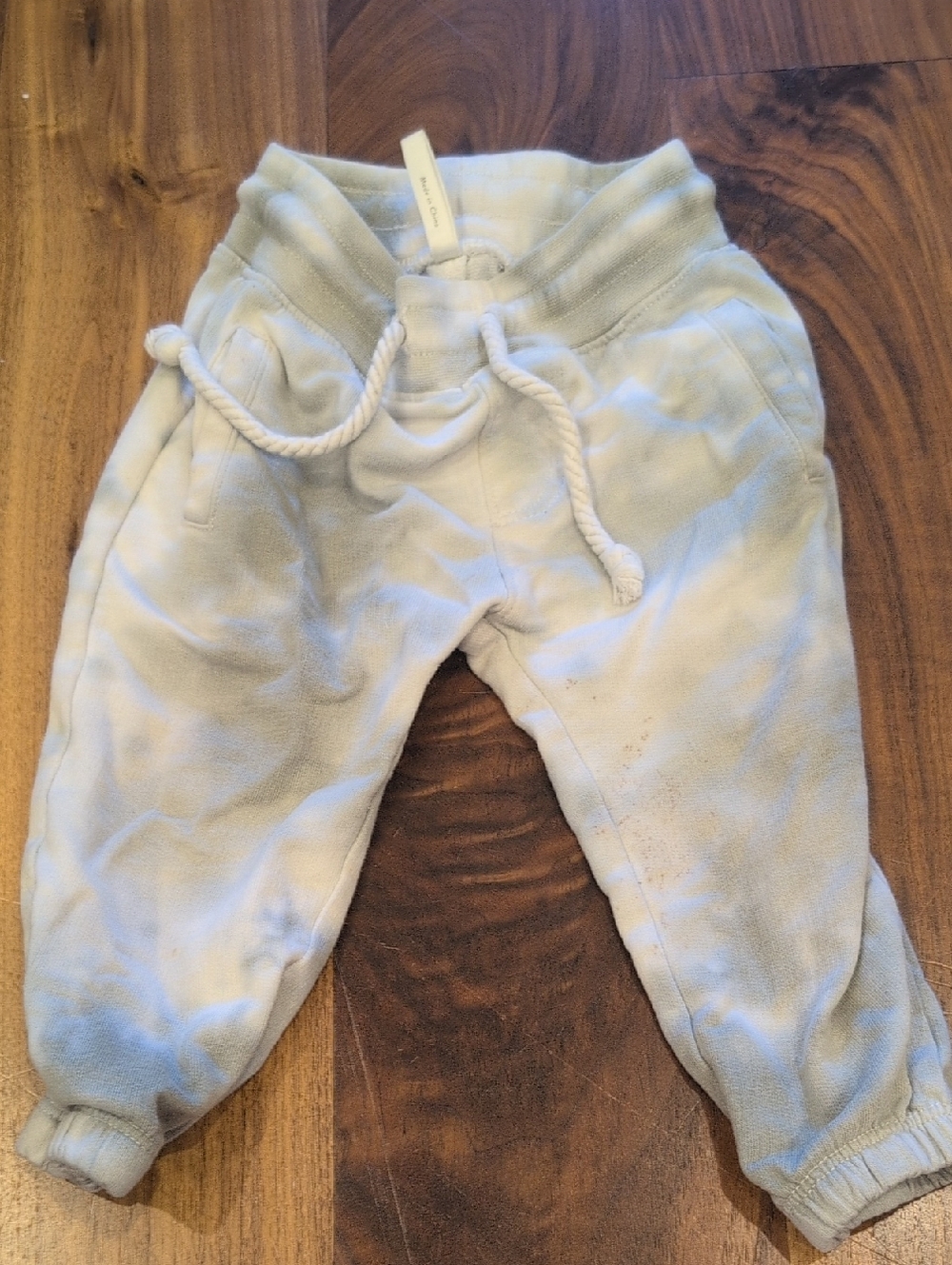 Rylee + Cru Pale Blue Kids Jogger Sweatpants with Drawstring